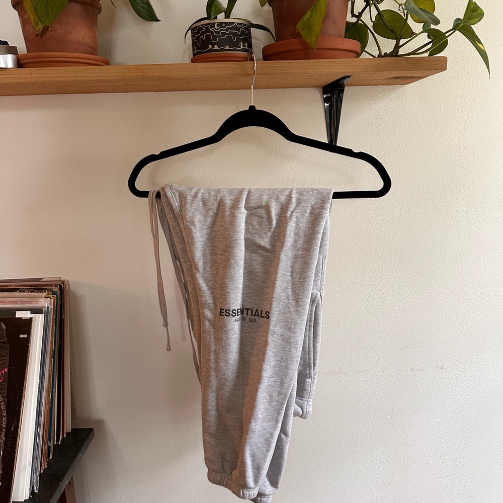 Essentials Light Gray Sweatpants